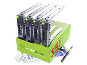 4Pack 35 inch Hard Drive Caddy Compatible for Dell PowerEdge Servers with Detailed Installation Manual Sled Front Sticker Labels Screwdriver Added Tray Screws 4Pack 35 inch Hard Drive Caddy Compatible for Dell PowerEdge Servers with Detailed Installation Manual Sled Front Sticker Labels Screwdriver Added Tray Screws