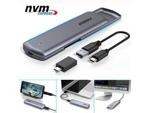 NVME Enclosure NVME M2 SDD Enclosure Adapter USB 31 Gen 2 10Gbps to NVME PCIe MKey Solid State Drive External Enclosure with UASP for M2 NVME SSD 2230224222602280 NVME Based