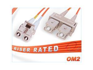 9M OM2 LC SC Fiber Patch Cable | 1Gb Duplex 50125 LC to SC Multimode Jumper 9 Meter 2952ft | Length Options 05M300M | 1gb 10gb mmf upc sfp+ 1gbase mm dplx pvc ofnr om2lcsc 9M OM2 LC SC Fiber Patch Cable | 1Gb Duplex 50125 LC to SC Multimode Jumper 9 Meter 2952ft | Length Options 05M300M | 1gb 10gb mmf upc sfp+ 1gbase mm dplx pvc ofnr om2lcsc