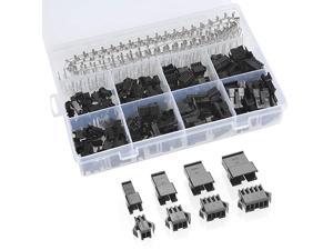 560pcs 2.54mm Pitch 2 3 4 5 Pin JST SM 2 3 4 5 Pin Male/Female Plug Housing Male/Female Pin Header Crimp Terminals Connector Kit