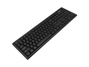 24G Wireless Keyboard for Laptop PC Computer Desktop Surface Pro Smart TV Ultra Slim Full Size Keyboard with Numeric Keypad Compatible with Windows 1087VistaXP etc