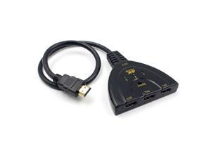 3 Port HDMI Splitter Cable 1080P Switch Switcher HUB Adapter For HD-DVD, For SKY-STB, For PS3, For Xbox360