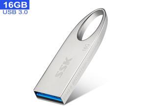 SSK 16GB USB 3.1 Flash Drive,Metal Shell USB 3.0 Flash Drive High Speed U Disk Memory Stick Applicable to Laptop,Smart TV,Desktop Computer,Car Speaker and more SSK 16GB USB 3.1 Flash Drive,Metal Shell USB 3.0 Flash Drive High Speed U Disk Memory Stick Applicable to Laptop,Smart TV,Desktop Computer,Car Speaker and more