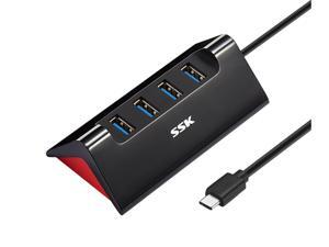 SSK USB Type C Hub, 4 Port USB 3.0 Hub High Speed Premium Laptop Docking Station Plug and Play Hot Swapping Support, Compatible with iMac,Macbook,thinkpad,Windows Desktop PC and other Laptop Computer SSK USB Type C Hub, 4 Port USB 3.0 Hub High Speed Premium Laptop Docking Station Plug and Play Hot Swapping Support, Compatible with iMac,Macbook,thinkpad,Windows Desktop PC and other Laptop Computer