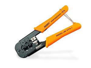 JAKEMY Crimping Tool, 8P6P RJ45 RJ11 RJ12 Crimper, Crimp,Cut for any Ethernet and Telephone Cable,Built-in Cutter, Multifunction Professional Plier