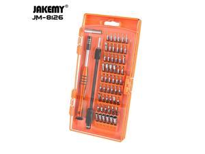 JAKEYMY 58 piece Upgrade Precision Screwdriver bit set,PC Tool kit with Handle,CR-V Magnetic Bits,Socket Sets & Extension Bar for the repair of Laptop,Cell Phone,Tablet PC,Watch,Camera & Electronics