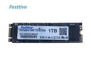 Festtive V900 M.2 2280 1TB SSD NGFF SATA 3 6Gbps High Performance Internal Solid State Drive MLC Memory Components for Desktop Laptop Ultrabook All in One PC (2280 1TB)