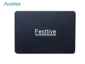Festtive F007 120GB 2.5“ SATA 3 Internal SSD, SATA III 6Gb/s 2.5"/7mm MLC NAND Flash Memory Solid State Drive for Desktop Laptop (F007 120GB)