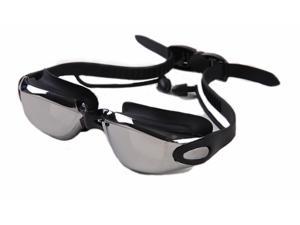 Swim Goggles, High-Definition Anti-Fog Non-leakage Swimming Safety Goggles for Adult(Black)