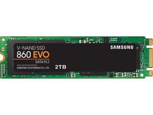 SAMSUNG 860 EVO Series M.2 2280 250GB/500GB/1TB/2TB SATA III V-NAND 3-bit MLC Internal Solid State Drive (SSD) MZ-N6E