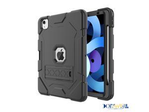 Donwell For iPad Air 4th Gen 10.9 inch 2020,For Apple iPad Air (2020)/Apple iPad Air (4th Generation) /Apple iPad Air 10.9'' 2020 Shockproof TPU Pencil Holder Kickstand Case Cover Donwell For iPad Air 4th Gen 10.9 inch 2020,For Apple iPad Air (2020)/Apple iPad Air (4th Generation) /Apple iPad Air 10.9'' 2020 Shockproof TPU Pencil Holder Kickstand Case Cover