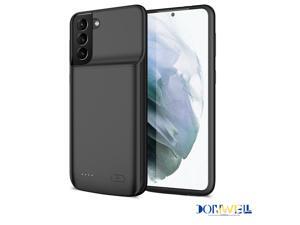 Donwell For Samsung Galaxy S21 6.2inch Battery Power Case Bank Charger Cover Fast Charger External Charging 4800mAh, black Donwell For Samsung Galaxy S21 6.2inch Battery Power Case Bank Charger Cover Fast Charger External Charging 4800mAh, black