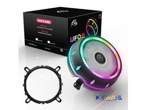 Donwell 3 Pin RGB CPU Cooler CPU Fan CPU Air cooler Multicolor lights 7 Blades Aluminum Fans For Intel LGA 1156/1155/1151/1150 AMD AM4/AM3+ Donwell 3 Pin RGB CPU Cooler CPU Fan CPU Air cooler Multicolor lights 7 Blades Aluminum Fans For Intel LGA 1156/1155/1151/1150 AMD AM4/AM3+