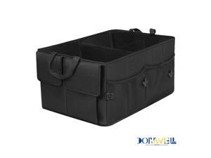 Donwell Trunk Cargo Organizer 40L Folding Storage Bag Collapsible Caddy Storage Bag