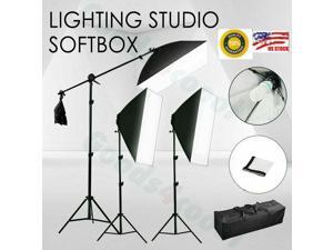 3 Photography Photo Studio Light Lighting Continuous Softbox Lighting Stand Kit 3 Photography Photo Studio Light Lighting Continuous Softbox Lighting Stand Kit
