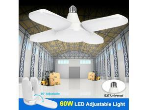 150W/60W Deformable LED Garage Light Super Bright Shop Ceiling Lights Bulbs US