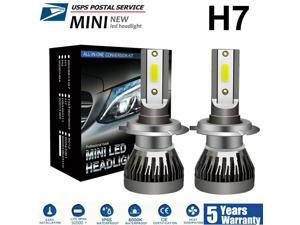 H7 LED Headlight Bulb 1320W 198000LM Kit High/Low Beam 6000K White Plug And Play