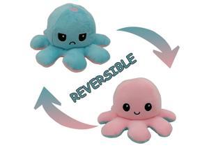 Octopus Plush Toy Double-Sided Flip Reversible Squid Stuffed Doll Toys For Kids Octopus Plush Toy Double-Sided Flip Reversible Squid Stuffed Doll Toys For Kids