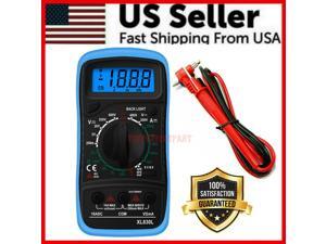 Digital Multimeter AC DC Voltmeter Ammeter Ohmmeter Volt Tester Meter XL830L USA Digital Multimeter AC DC Voltmeter Ammeter Ohmmeter Volt Tester Meter XL830L USA