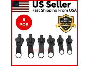 Fix Zipper Zip Slider Repair Instant Kit Removable Rescue Replacement Pack  of 6P
