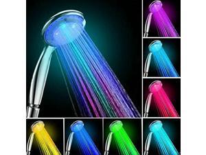 Bathroom 7 Color LED Shower Head Automc Waterfall Shower Bathroom Shower Head