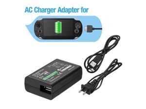 Wall AC Power Adapter USB Data Cable Supply Convert Charger For  PS Vita PSV