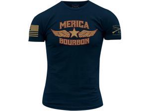 Merica Bourbon T-Shirt - Navy