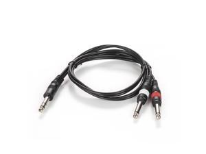 ® 1/4inch TRS Male to two 1/4inch TS Male Insert Cable 26AWG ® 1/4inch TRS Male to two 1/4inch TS Male Insert Cable 26AWG