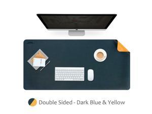 Dark Blue Yellow Dual-Sided Extended Mouse Pad PU Material 900mm x 450mm Dark Blue Yellow Dual-Sided Extended Mouse Pad PU Material 900mm x 450mm