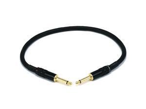1.5ft Premier Series 1/4inch TS or Mono Phono Male to Male 16AWG Audio Cable 1.5ft Premier Series 1/4inch TS or Mono Phono Male to Male 16AWG Audio Cable