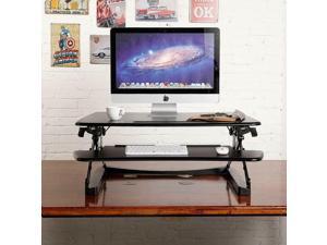 35" Desk Riser Gas Spring Height Adjustment Standing Working Table Sit Stand NEW 35" Desk Riser Gas Spring Height Adjustment Standing Working Table Sit Stand NEW