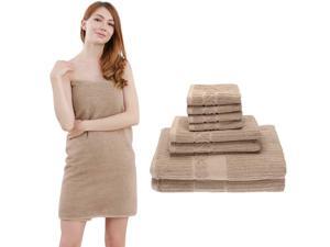 100% cotton 8-Piece bath Towel Set, 2 Bath towel, 2 hand towel, 4 washcloths 100% cotton 8-Piece bath Towel Set, 2 Bath towel, 2 hand towel, 4 washcloths