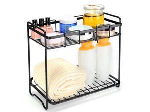 2-Tier Kitchen Rack Bathroom Organizer Spice Rack Stand Spice Jars Shelf Holder 2-Tier Kitchen Rack Bathroom Organizer Spice Rack Stand Spice Jars Shelf Holder
