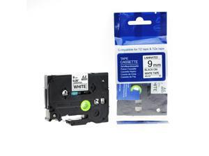 Label Tape for Brother TZe-221 P-touch 9mm 0.35" Length 8M 26.2ft Black on White Label Tape for Brother TZe-221 P-touch 9mm 0.35" Length 8M 26.2ft Black on White