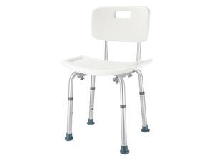 Shower Chair, Adjustable Tool Free Blow Molded Shower Bench with Removable Back Shower Chair, Adjustable Tool Free Blow Molded Shower Bench with Removable Back