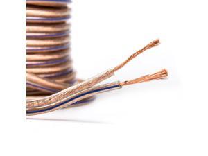 300ft Speaker Wire 14AWG Enhanced Loud Oxygen-Free Copper Cable Home Theater