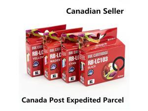 4pk Ink for Brother LC103 MFC-J4710DW MFC-J475DW MFC-J650DW MFC-J6520DW 4pk Ink for Brother LC103 MFC-J4710DW MFC-J475DW MFC-J650DW MFC-J6520DW