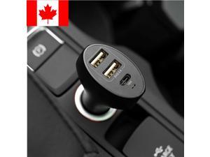 USB Type C PD Car Charger 30W One USB-C connector and Two USB-A connector USB Type C PD Car Charger 30W One USB-C connector and Two USB-A connector