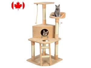 Luxury 50" Cat Tree Condo Pet Bed Furniture Kitten Scratch Activity Center + Toy Luxury 50" Cat Tree Condo Pet Bed Furniture Kitten Scratch Activity Center + Toy