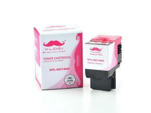® 80C1SM0 Magenta Toner Cartridge For Lexmark CX510dthe CX410e CX310n ® 80C1SM0 Magenta Toner Cartridge For Lexmark CX510dthe CX410e CX310n