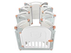 Baby Playpen Foldable Kid Safety Activity Center Playard w/Locking Gate-14-Panel Baby Playpen Foldable Kid Safety Activity Center Playard w/Locking Gate-14-Panel