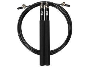 ® Jump Rope Skipping Rope - 360° Swivel Ball Bearing - Adjustable, Black ® Jump Rope Skipping Rope - 360° Swivel Ball Bearing - Adjustable, Black