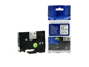 TZe-131 Label Tape, 12mm 0.47", Black on Clear For Brother TZe-131 Label Tape, 12mm 0.47", Black on Clear For Brother