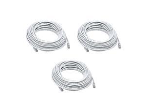3PK 50FT White Quality Cat6 550MHz UTP RJ45 Ethernet Bare Copper Network Cable 3PK 50FT White Quality Cat6 550MHz UTP RJ45 Ethernet Bare Copper Network Cable