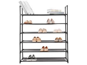 6-Tier Shoe Rack Space Saving Storage Organizer hold up to 36 Pairs shoes Home 6-Tier Shoe Rack Space Saving Storage Organizer hold up to 36 Pairs shoes Home