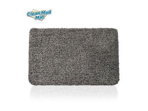 Super Absorbent Doormat Mud Dirt Trap Door Mats Gray, 28" x 21" - LIVINGbasics™ Super Absorbent Doormat Mud Dirt Trap Door Mats Gray, 28" x 21" - LIVINGbasics™