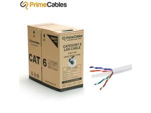 1000FT 23AWG4P Bare Copper Cat6 UTP Solid Bulk Cable, In-Wall Rated CM White 1000FT 23AWG4P Bare Copper Cat6 UTP Solid Bulk Cable, In-Wall Rated CM White