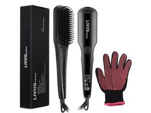 Electric LCD Auto Temperature Control Iron Brush Massager Hair Straightener Comb Electric LCD Auto Temperature Control Iron Brush Massager Hair Straightener Comb