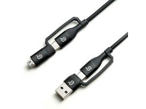 4 in1 Charging Cables Type C/USB A to Type C / Micro USB Fast Charging Cord 3Ft 4 in1 Charging Cables Type C/USB A to Type C / Micro USB Fast Charging Cord 3Ft