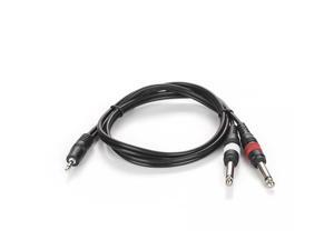 ® 1/8" TRS male to two 1/4" TS male cable ® 1/8" TRS male to two 1/4" TS male cable